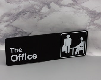 Black dunder Mifflin Logo From Tv Show the Office 3D -  Israel