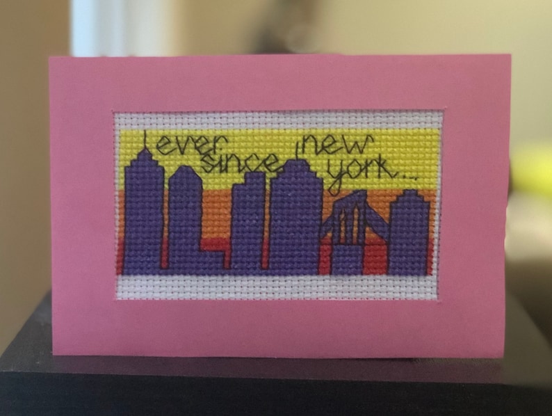 Harry Styles Ever Since New York Inspired Cross Stitch Kit