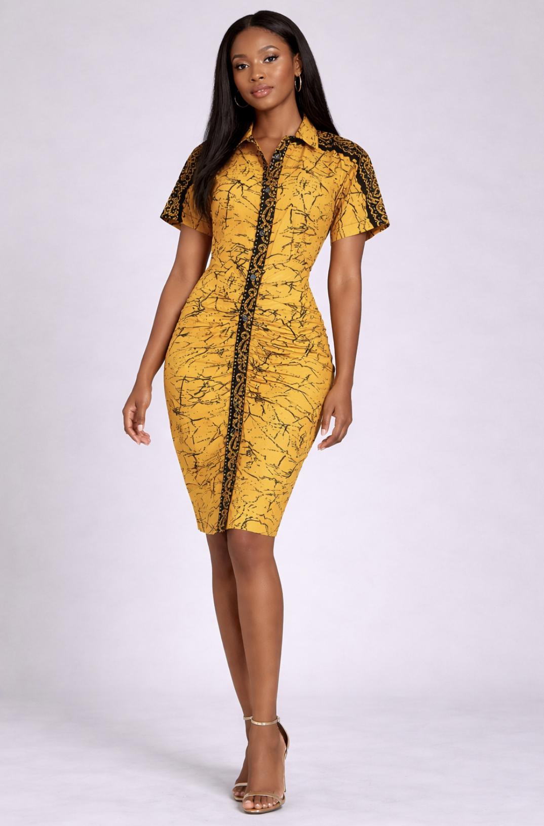 Ankara Bodycon Dress - Etsy