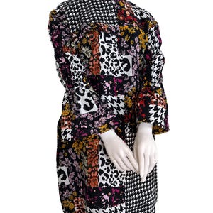 African Print Shirt Dress: Ankara Midi Dress with Zipper