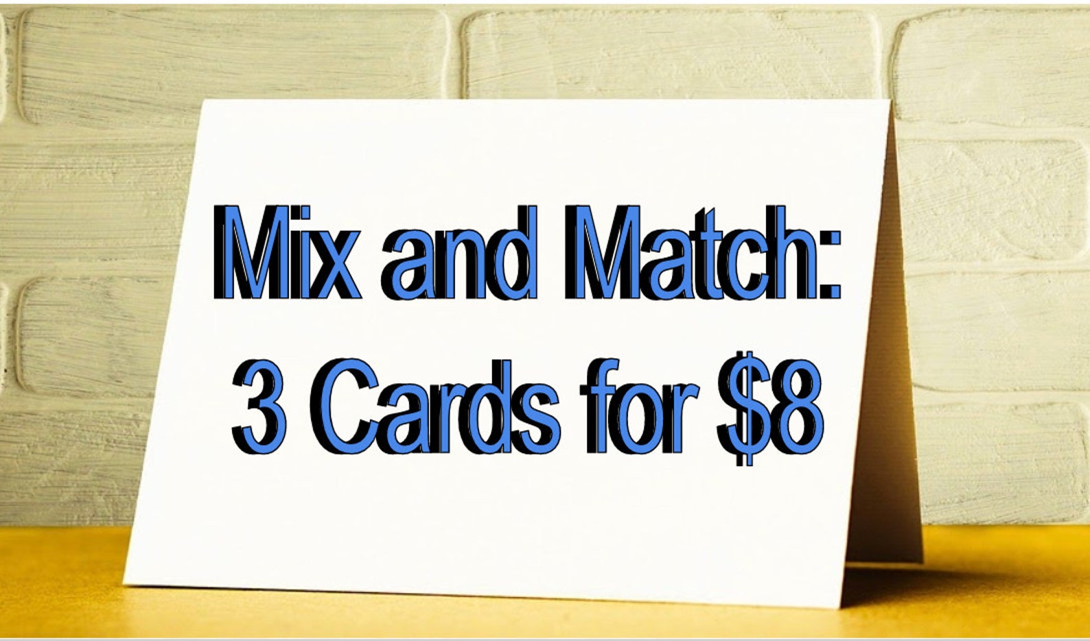Mix and Match Card Sets Pick 3 Cards Handmade Cards With - Etsy