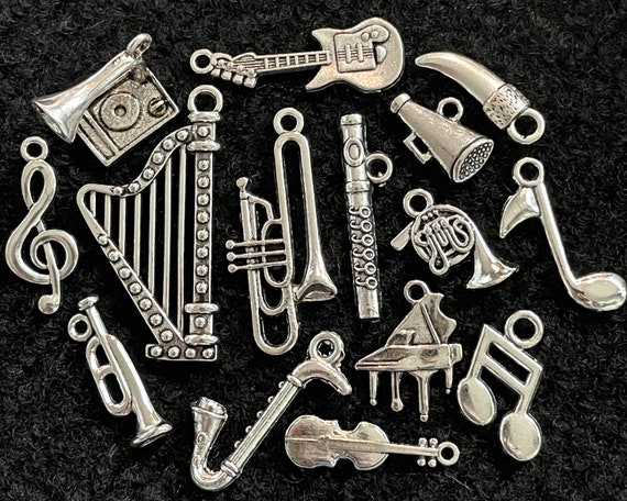 15 Piece Classical Music Lover & Instrument Themed Charm