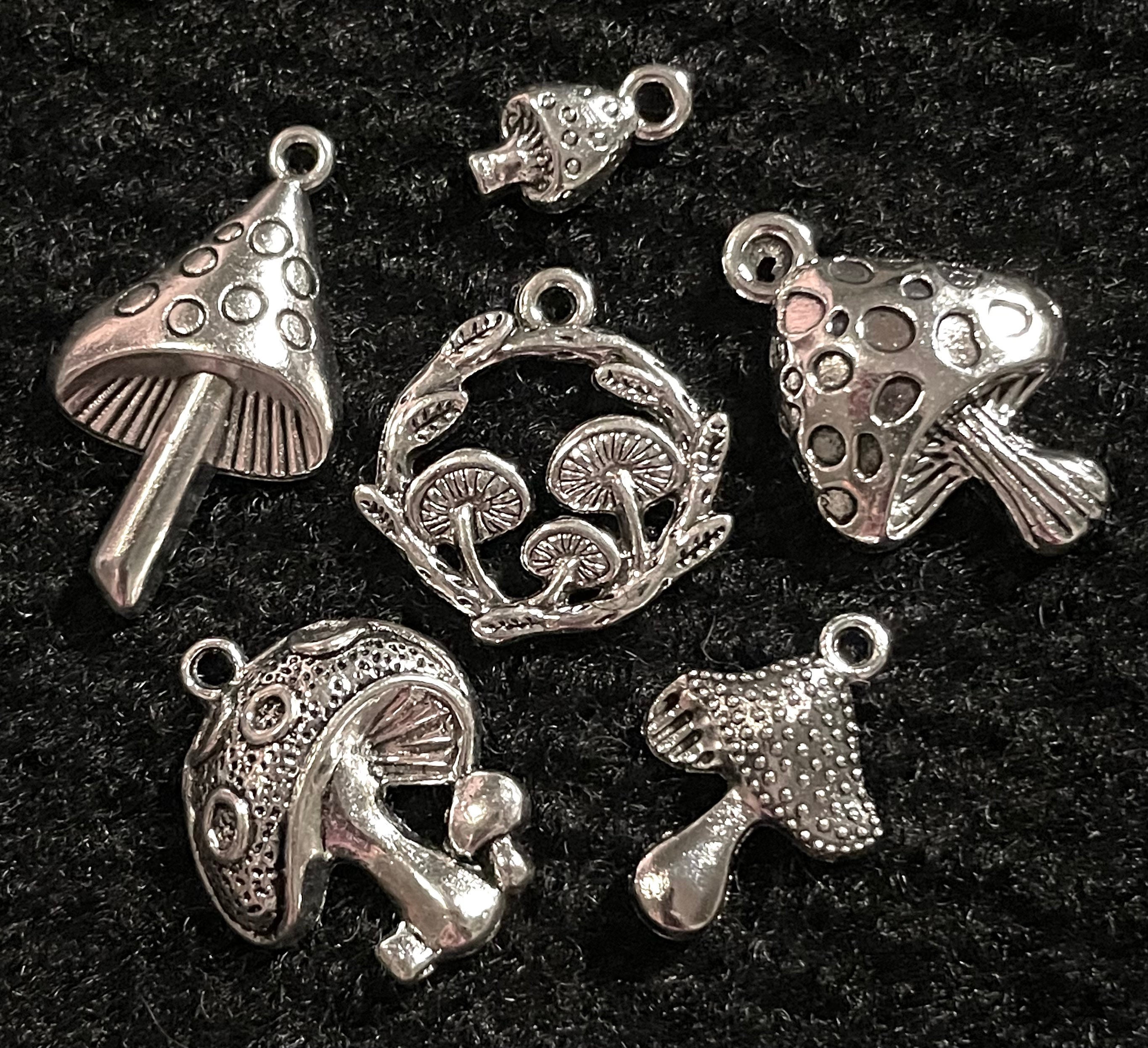 10 Piece Baking Themed Charm Assortment Tibetan Silver Metal