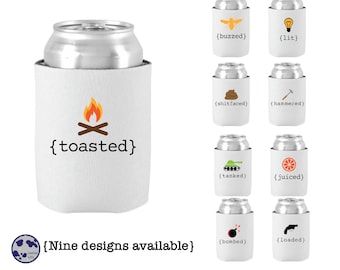 Funny drinking slang can cozies