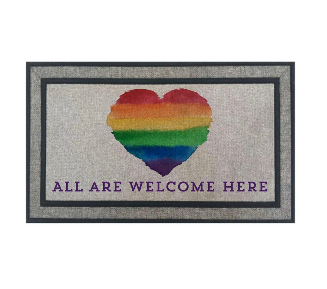 All Are Here Door Mat Etsy