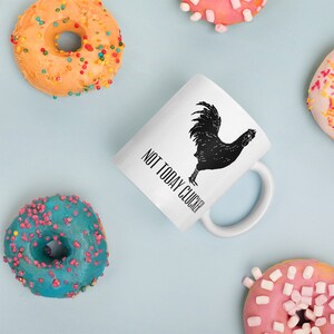Chicken Mug, Chicken Gifts, Funny Chicken Gift, Chicken Coffee Mug, Backyard Chickens, Chicken Lover Gift, Farm Mugs,Not Today Clucker Mug
