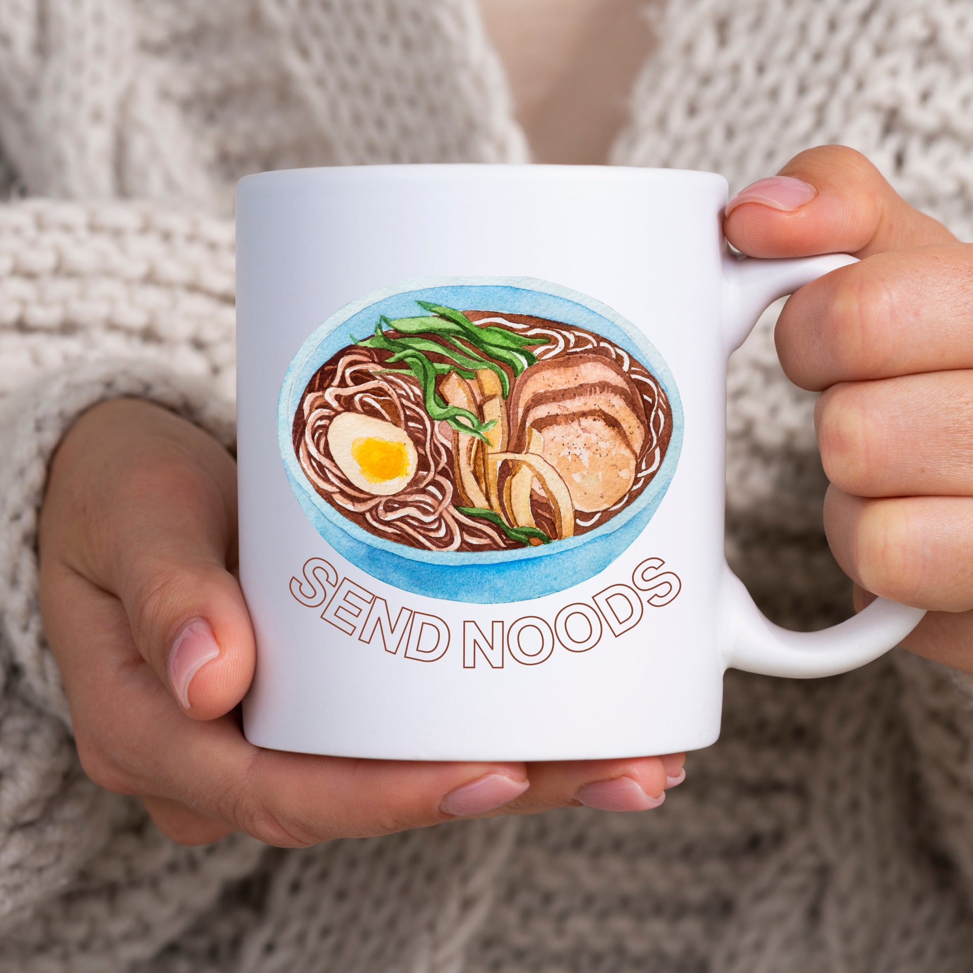 Discover Send Noods, Send Noods Mug, Foodie Mug, Gift for Foodie, Pho Lover,