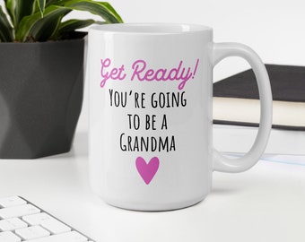Taza para la nueva abuela: regalo para anunciar el embarazo