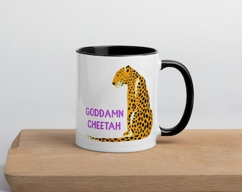 Goddamn Cheetah Mug, Glennon Doyle Untamed Inspired