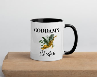 Goddamn Cheetah Mug, Glennon Doyle Untamed Inspired