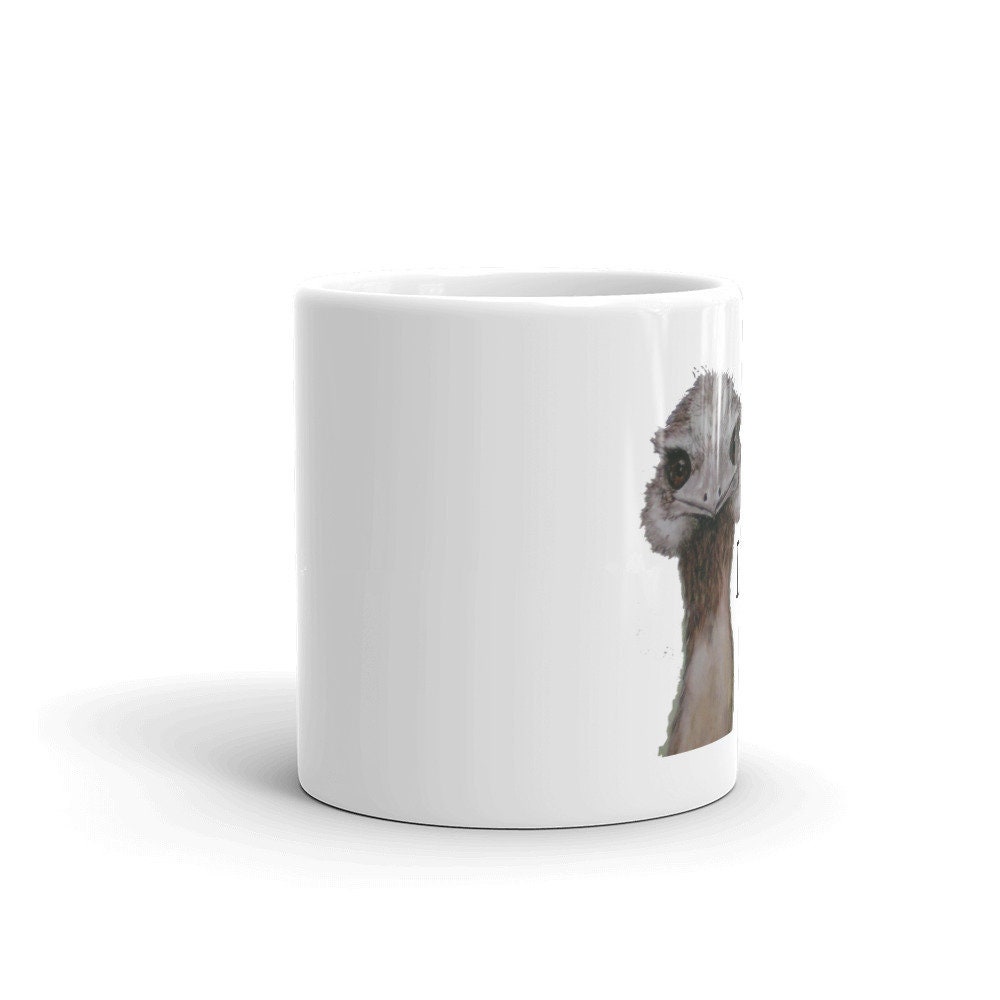 Funny Emu Mug, Funny Emu, Emu, Emu Mug, Mug Emu, Emu Lover, I Love Emus ...