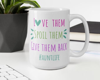Aunt Mug, Auntie Gift , Baby Announcement, Pregnancy Announcement, Promoted to Mug , New Aunt Gift, New Aunt Mug, New Auntie, Auntie Mug
