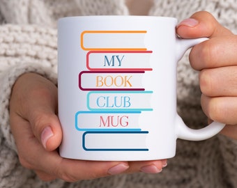 Taza para club de lectura, regalo para bibliotecarios amantes de la lectura