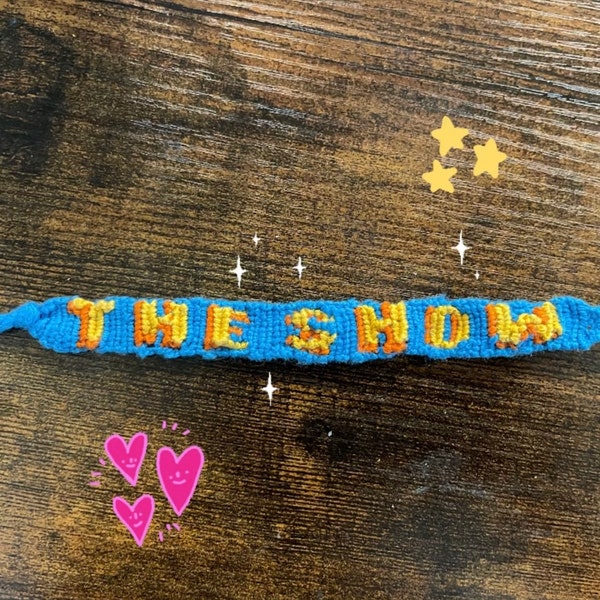 The Show Friendship Bracelet | Niall Horan Handmade Embroidered | TSLOT