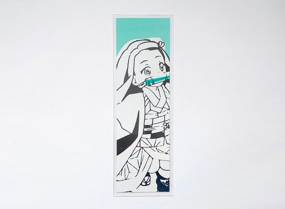 demon slayer inspired bookmarks nezuko kamado etsy