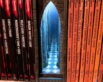 Infinity Mirror Book Nook Shelf Insert / Diorama - RPG