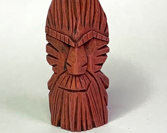 TreeFolk - Hand Carved Wood Spirit for Luck and can also be used on your desk / shelf or in a D&D Game!