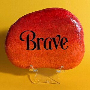 Acrylic Painted Inspirational Rock, Acrylic Rock, Painted Rock, Faded Painted Rock, Gift, Home Decor