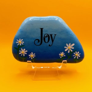 Acrylic Painted Inspirational Rock, Acrylic Rock, Painted Rock, Faded Painted Rock, Gift, Home Decor