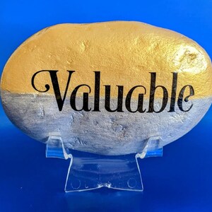 Acrylgemalter Inspirationsstein, Acrylgestein, Bemalter Rock, Inspiration. Geschenk, Wohndekoration