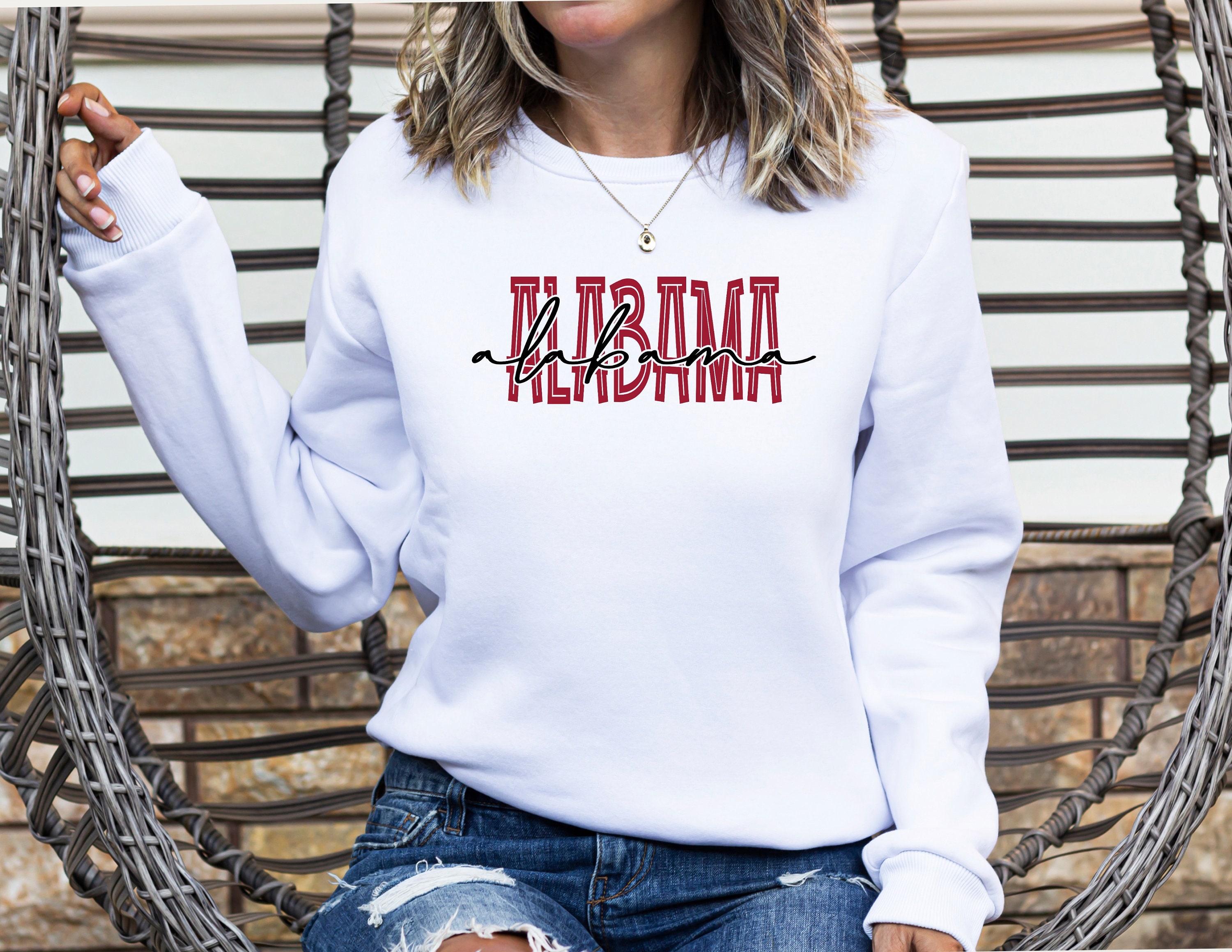 Alabama Womens Graphic Sweatshirt - Etsy