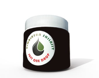 BUIE Himalayan Shilajit (Mumijo) | with Fulvic Acid Minerals | Himalayan Shilajit Resin | 50 Grams (1.76 Oz)