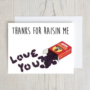 Merci 4 raisins secs | Fête des Mères | Fête des pères