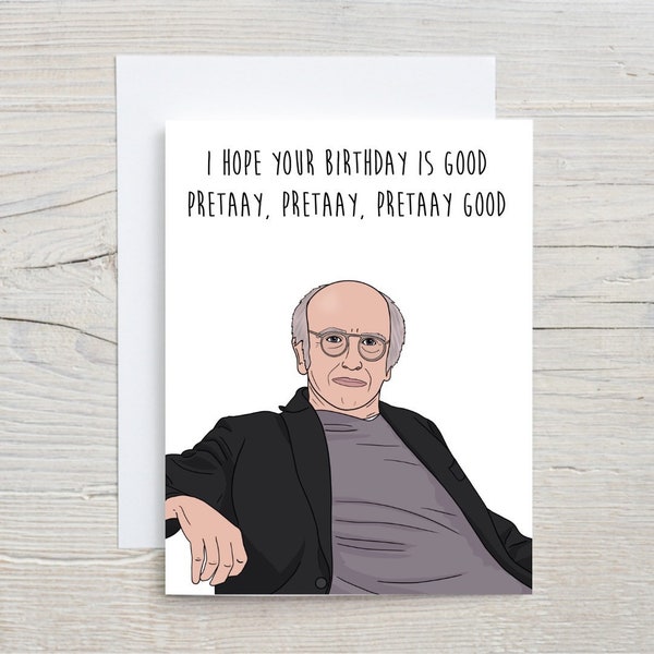 Curb Your Birthday Card