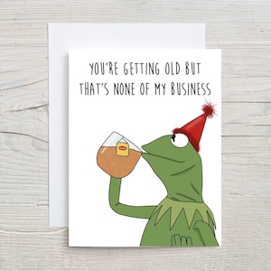 Pas ma carte d'anniversaire professionnelle | Carte d'anniversaire amusante