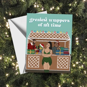 Les meilleurs emballages de tous les temps | Carte de Noël drôle | Années 2000
