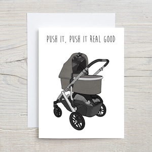 Carte Push it Real Good | Baby Shower | Sexe révélé