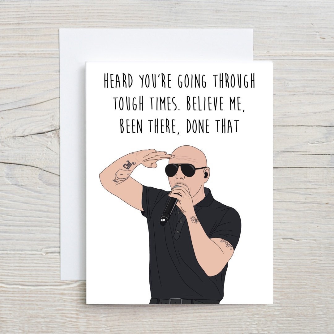 Pitbull Bikini Birthday Card 