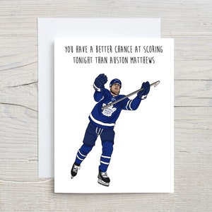 La carta di Auston Matthew / Carta d'amore per l'hockey di Toronto / Cultura pop