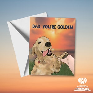 Papa, tu es doré (Retriever) - Collection Paction x Thotfuldog
