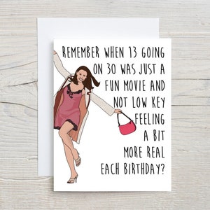 Carte d'anniversaire 13 ans 30 | Carte d'anniversaire amusante