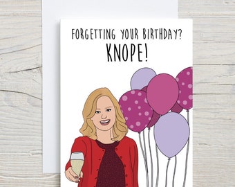 Knope! Bday Card