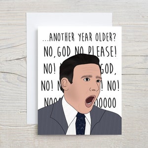 Oh mon Dieu, aucune carte d'anniversaire | Carte d'anniversaire amusante