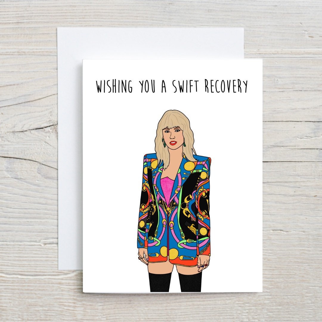 Swift Recovery Card | Get Well Soon | Sick