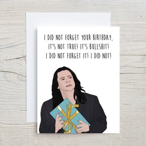 Oh, salut anniversaire carte de vœux | Carte d'anniversaire amusante