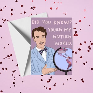 Le type romantique carte de vœux | Carte Saint Valentin