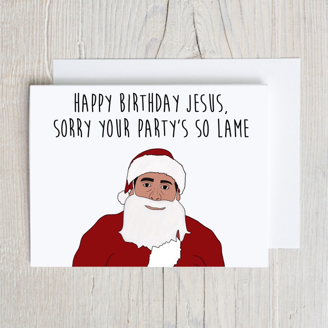 Happy Birthday Jesus Card Etsy
