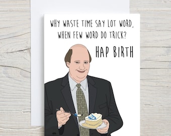 Hap Birth Card | Funny Birthday Card