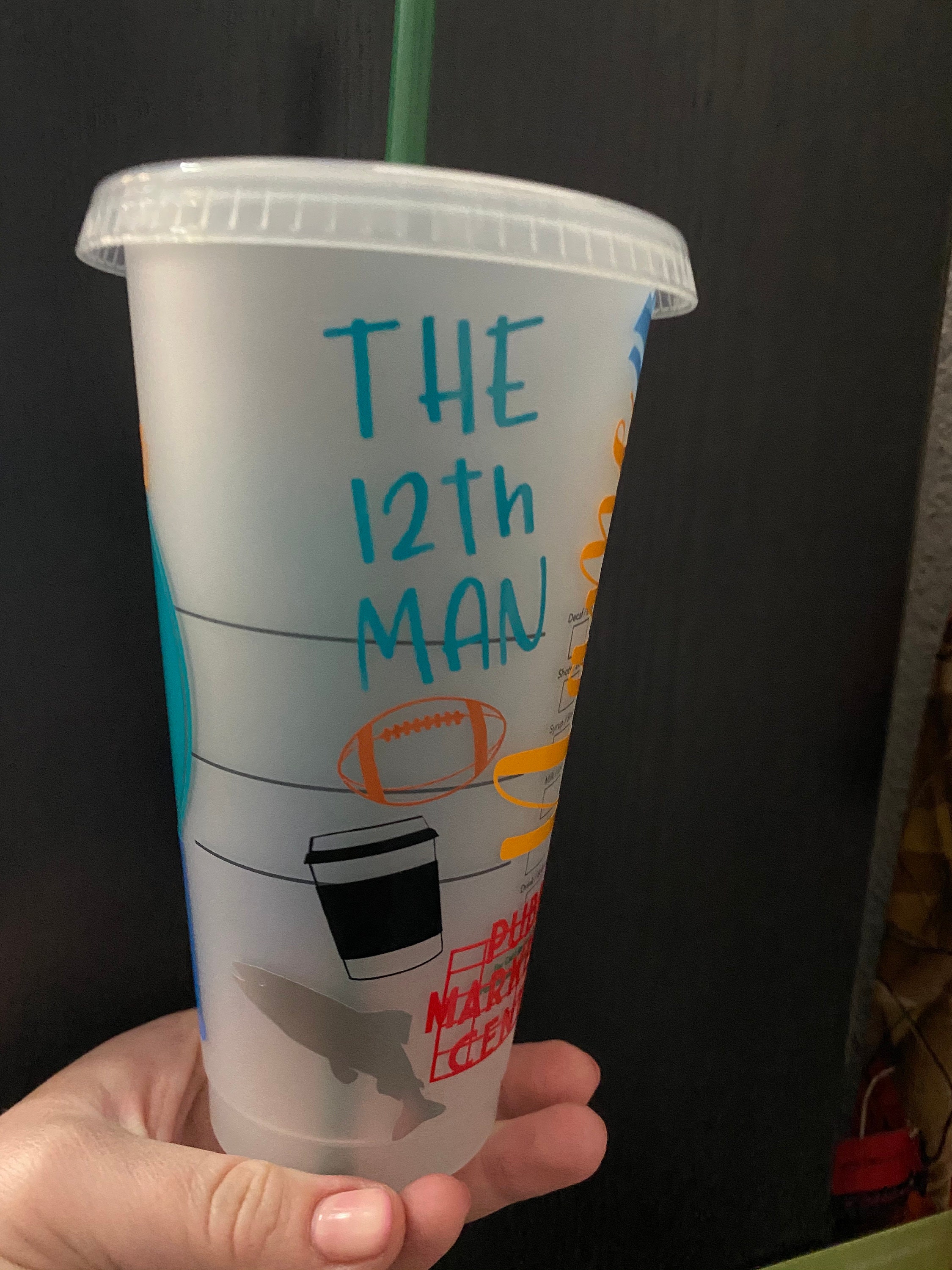 Seattle WA Custom Starbucks Cold Cup-venti Cold Cup-personalized Seattle  Cup - Etsy