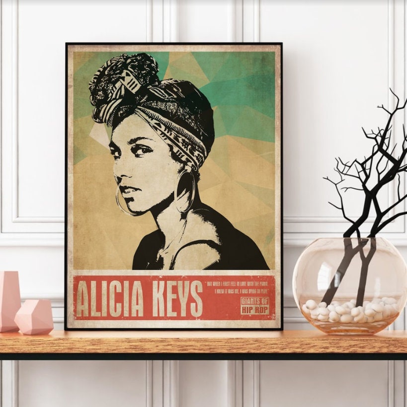Alicia Keys Album Cover Poster Alicia Keys Album Canvas | Etsy