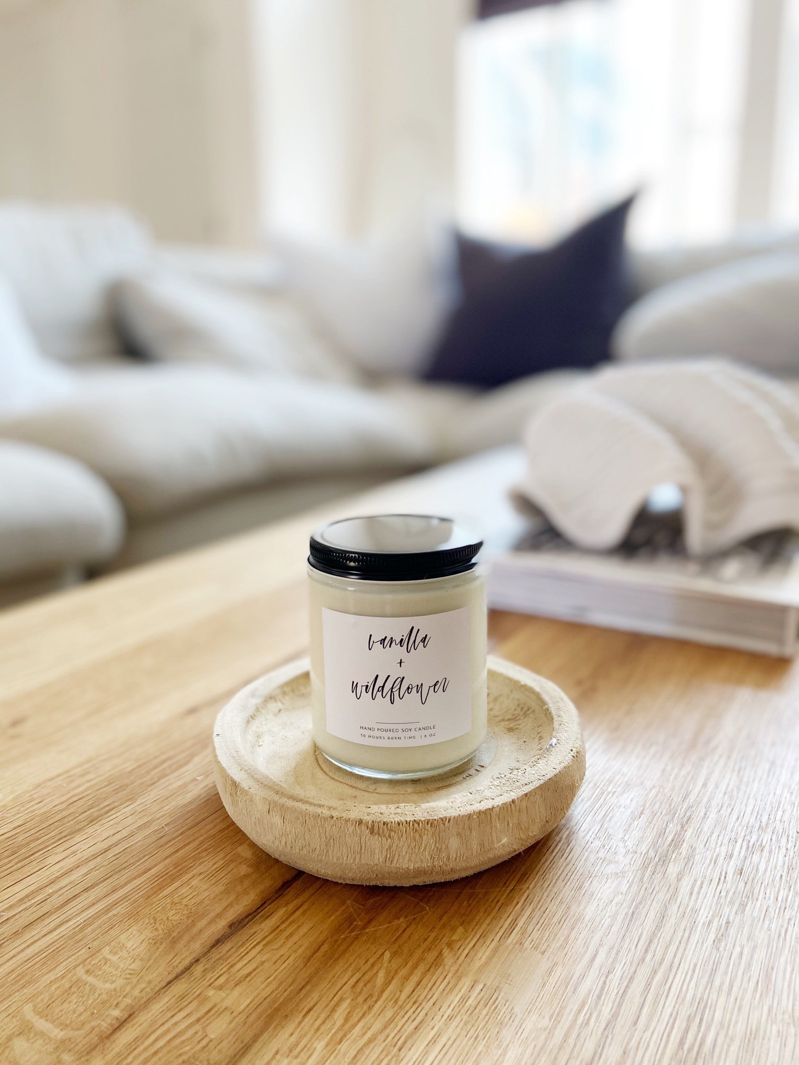 No Label Wholesale Batch of 12 Glass Candles 4oz Scented Etsy