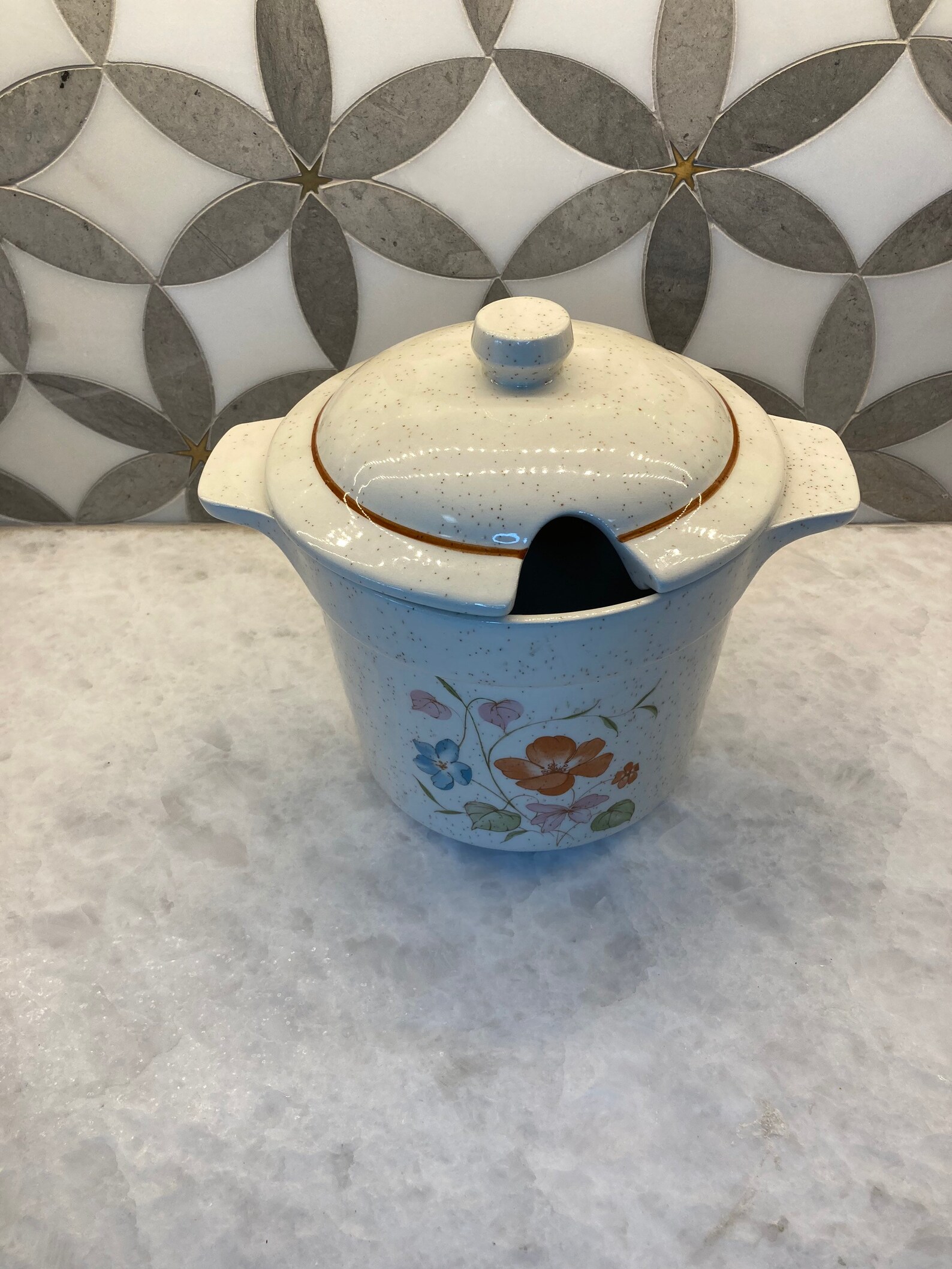 Vintage Treasure Craft Soup Pot Etsy