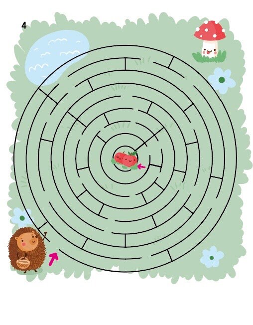 Maze Activity Book Printable Labyrinth PDF 24 Pages - Etsy