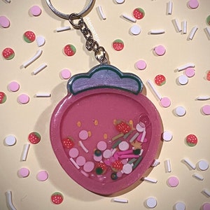 Strawberry Shaker Keychain