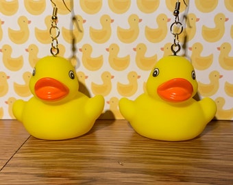 Rubber Duck Earrings