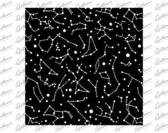 Constellations Pattern: Celestial Texture PNG Download